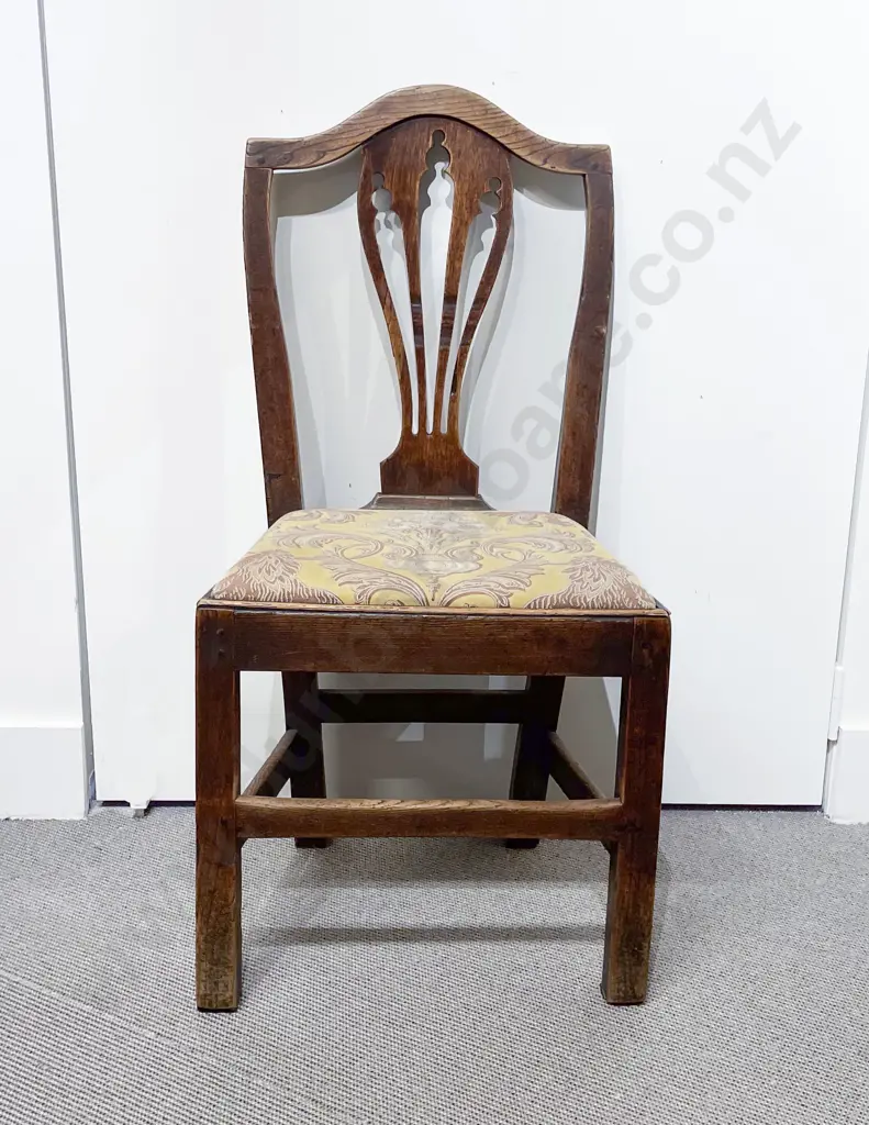 Geo III Oak Dining Chair Image 1++