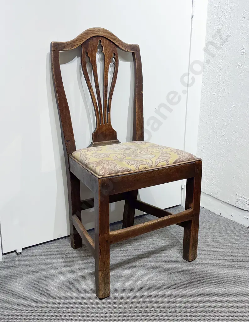 Geo III Oak Dining Chair Image 1++