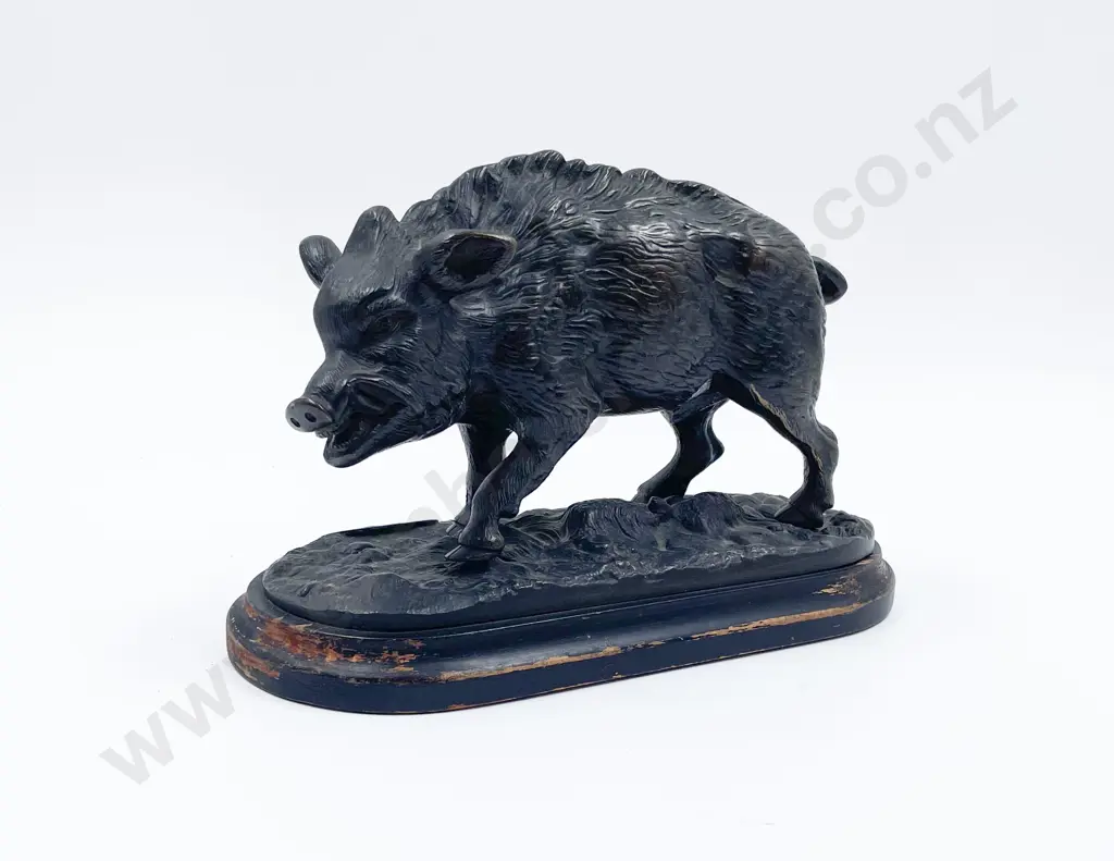 Bronze Boar Figure Image 1++