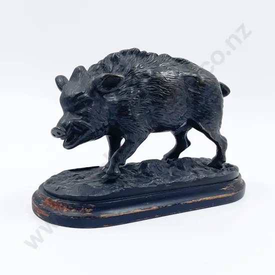 Bronze Boar Figure