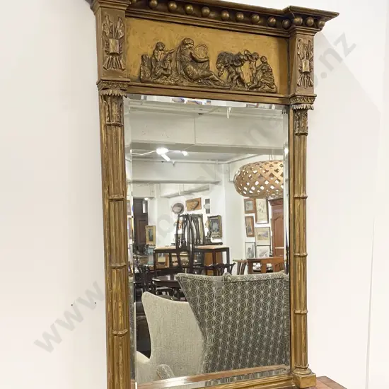 Regency Gilt Wood Pier Glass