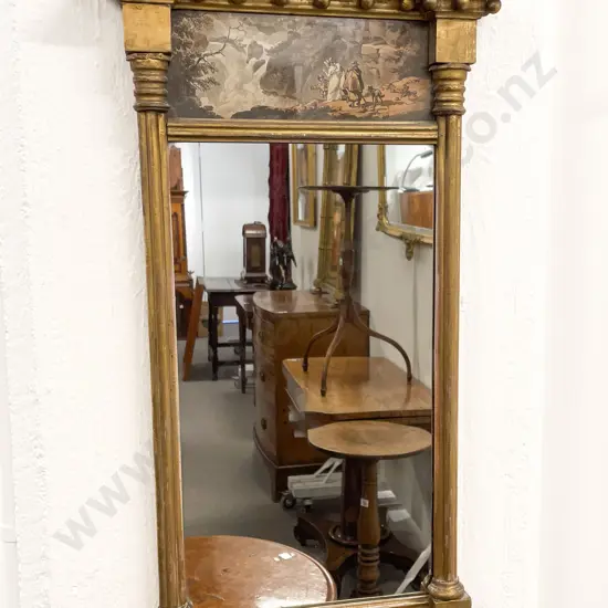 Regency Gilt Wood Pier Glass