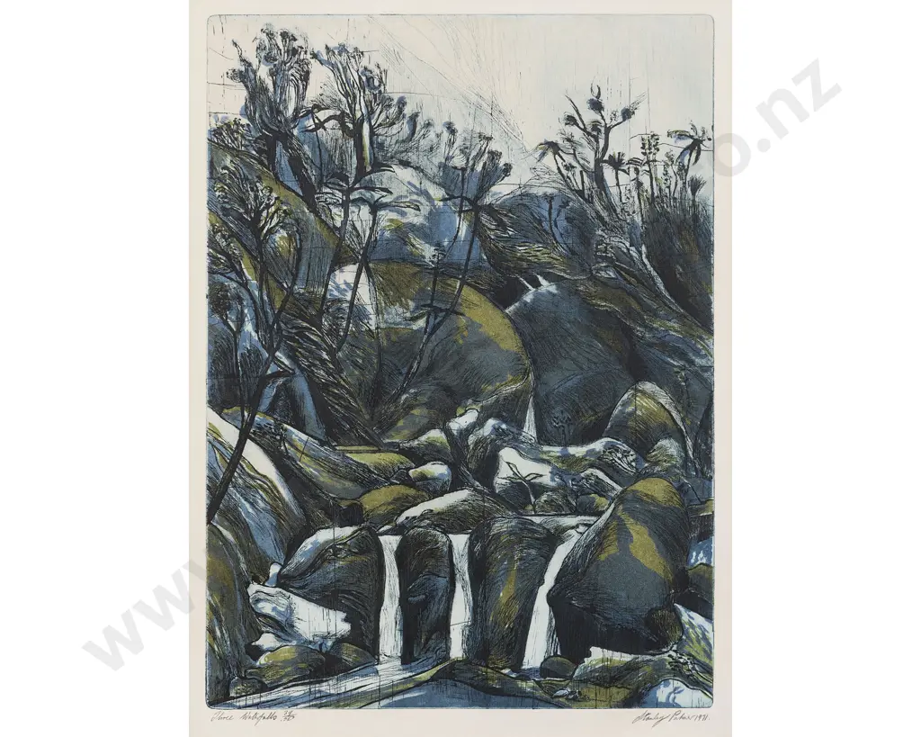 Stanley Palmer - Three Waterfalls Image 1++
