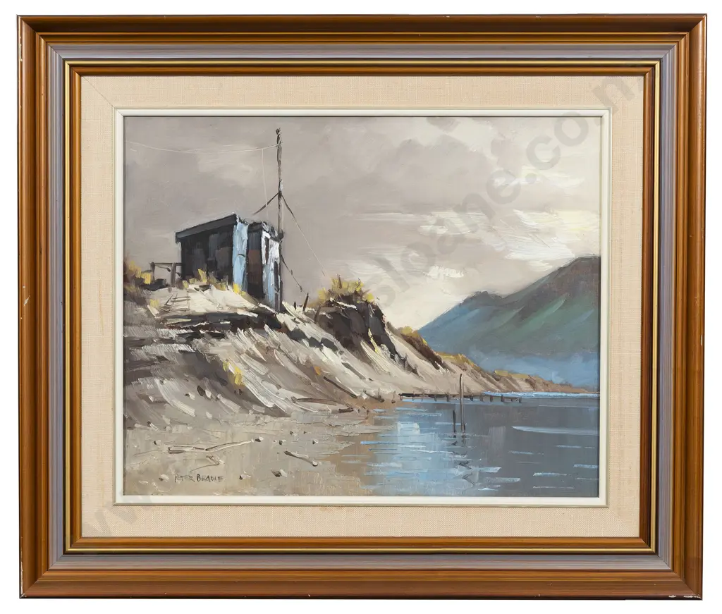 Peter Beadle - Whitebaiter's Hut - Martin's Bay Lagoon - Fiordland Image 1++