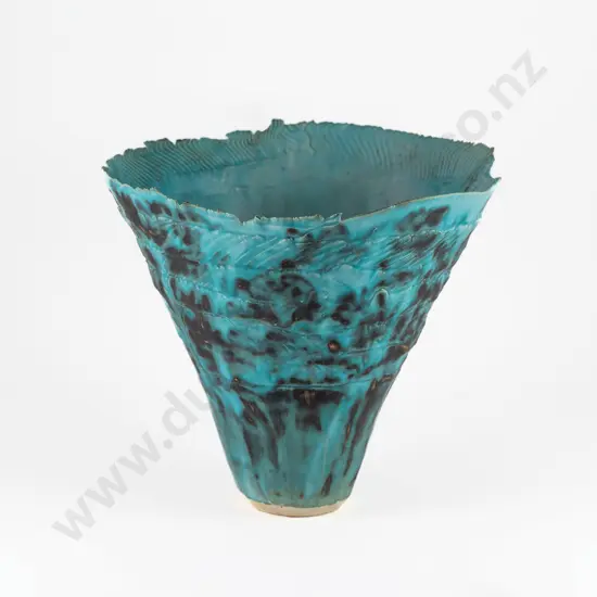 Christine Boswijk Teal Glazed Vessel