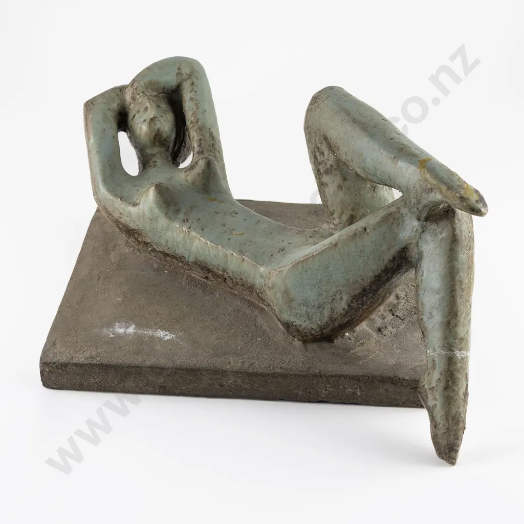 Muriel Moody Ceramic Reclining Nude on Base Image 1++
