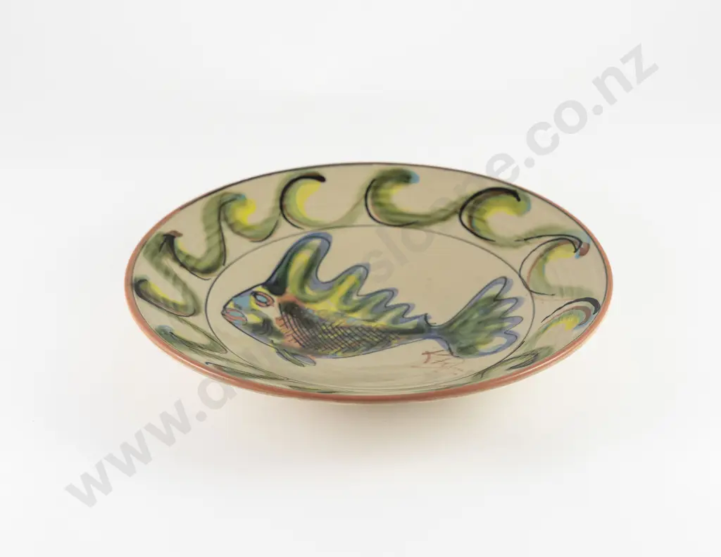 Ross Palmer Polychrome Glazed Table Bowl Image 1++