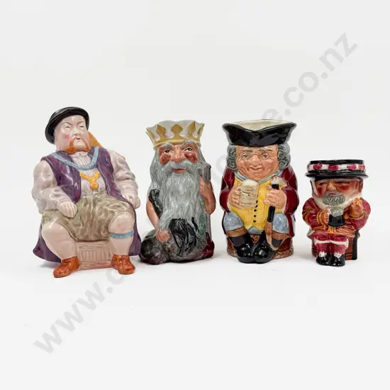Four Assorted Toby Jugs
