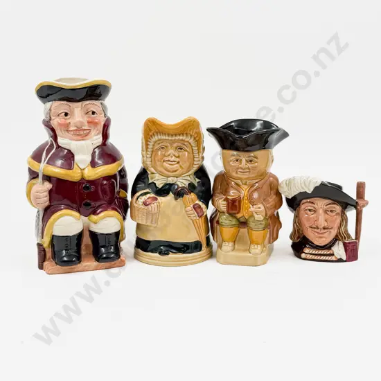 Four Assorted Toby Jugs