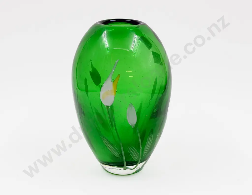 Murano Art Glass Vase Image 1++