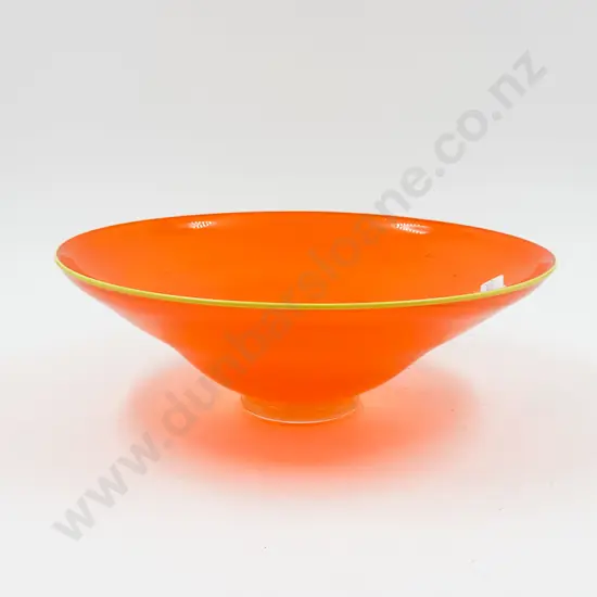 Garry Nash '95 Studio Glass Table Bowl in Orange
