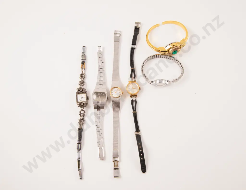 Collection of Assorted Ladies Wrist Watches incl Marcasite Image 1++
