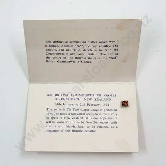 Xth British Commonwealth Games Lapel Badge