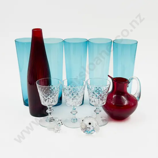 Assorted Glass and Crystal Ware including Swarovski and White Friars