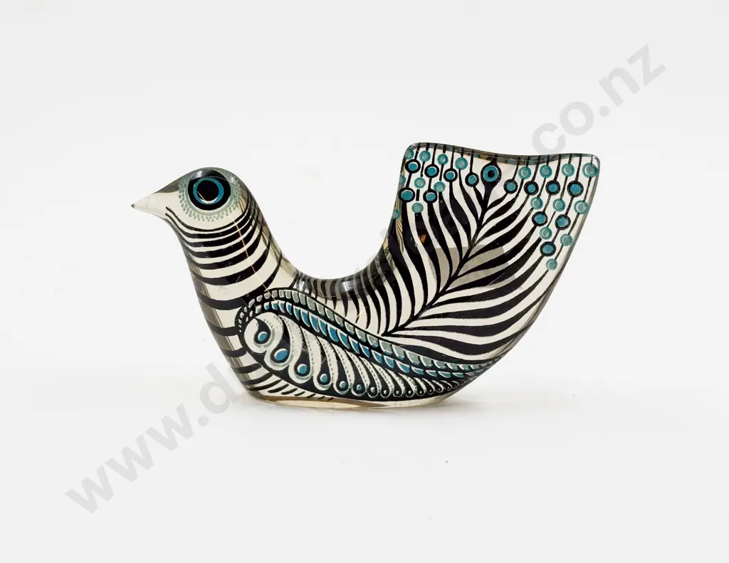 Abraham Palatnik Made in Brazil Lucite Peacock Image 1++