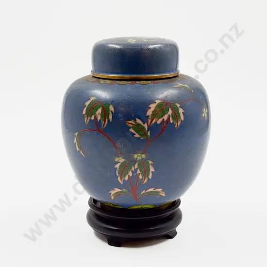 Cloisonné Ginger Jar and Cover