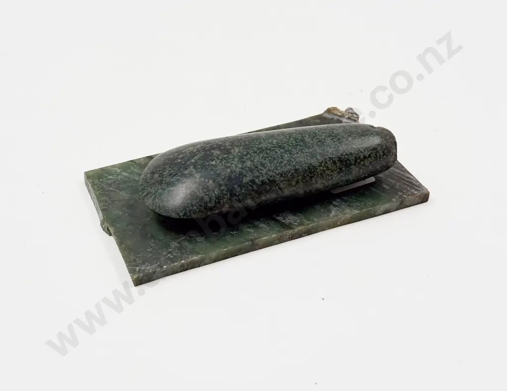 Greenstone Thin Slab and Pacific Island Adze Image 1++