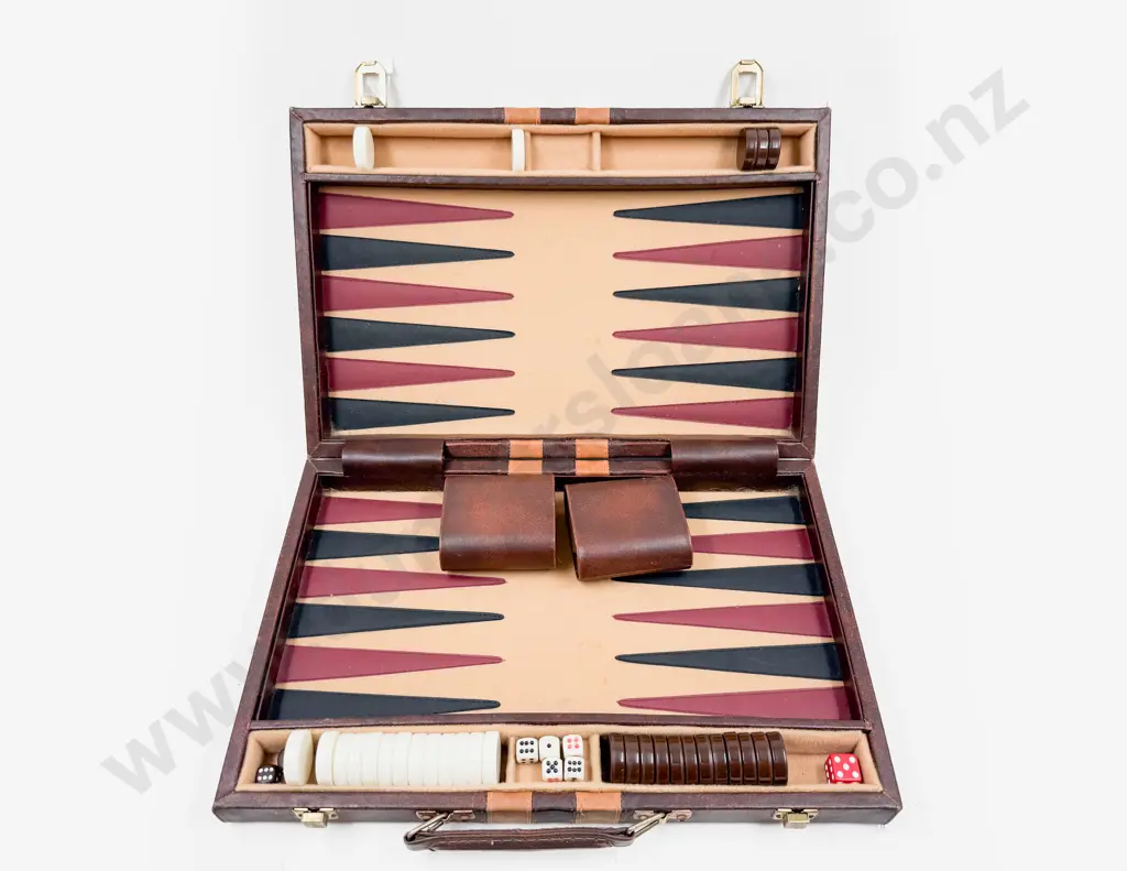 Backgammon in Travel Case Image 1++