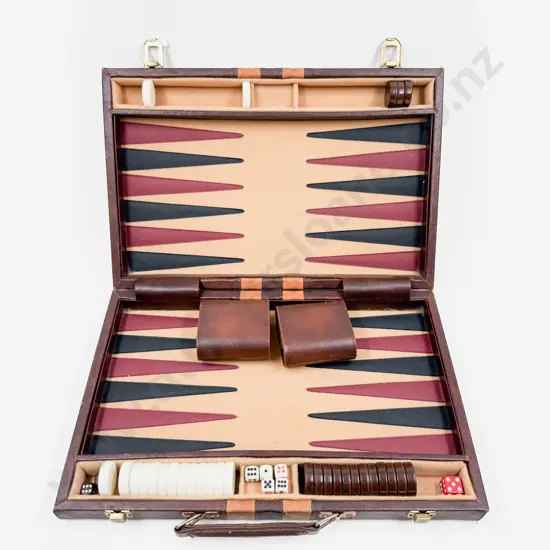 Backgammon in Travel Case
