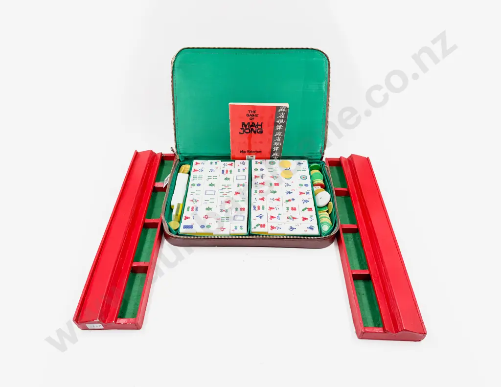 Plastic Tile Mah Jong Set Image 1++