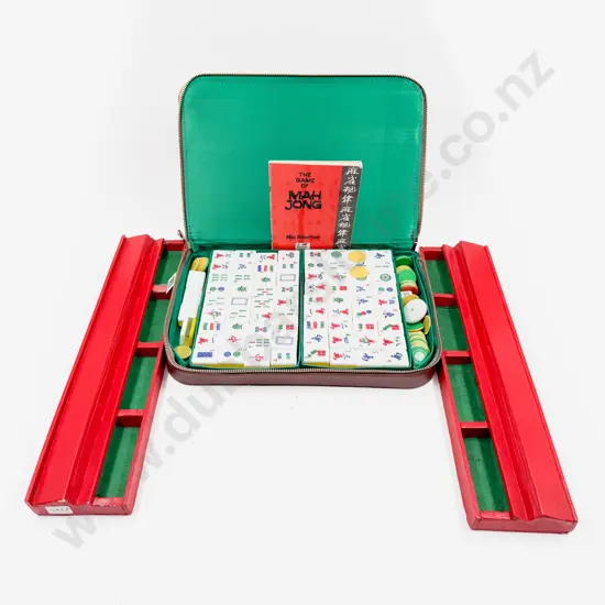 Plastic Tile Mah Jong Set