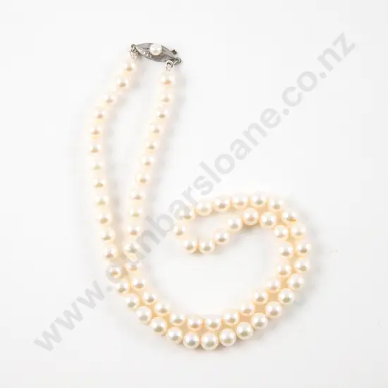 Single Strand Uniform Cultured Pearl Necklace