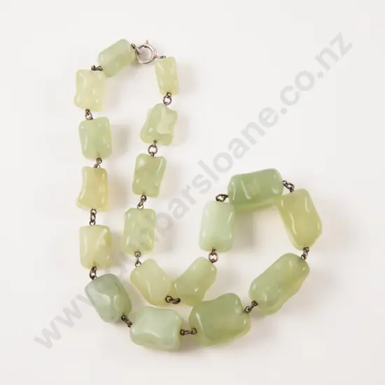 Single Strand Beaded Chrysoprase Necklace