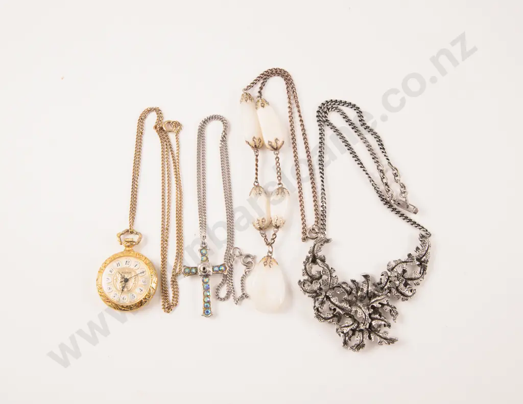 Four Assorted Necklaces Image 1++