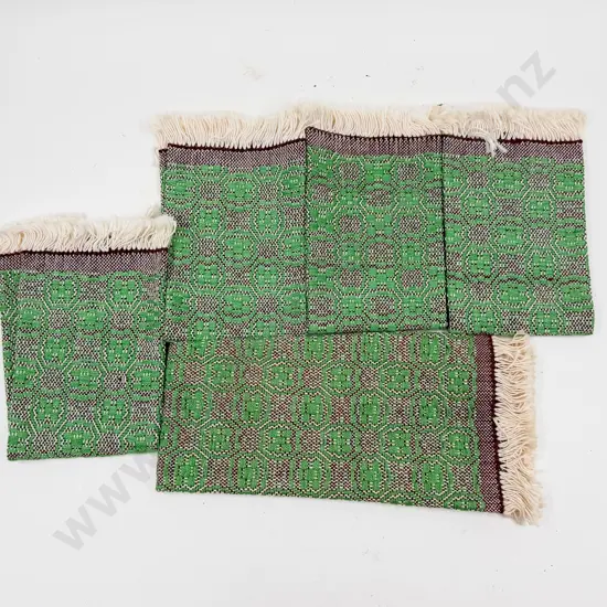 Vintage Handmade Christchurch Shelter Workshop Placemats