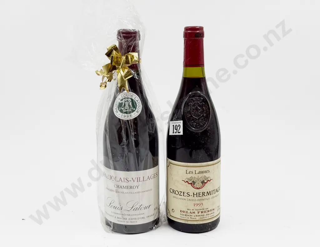 Two Bottles of French Wine Image 1++
