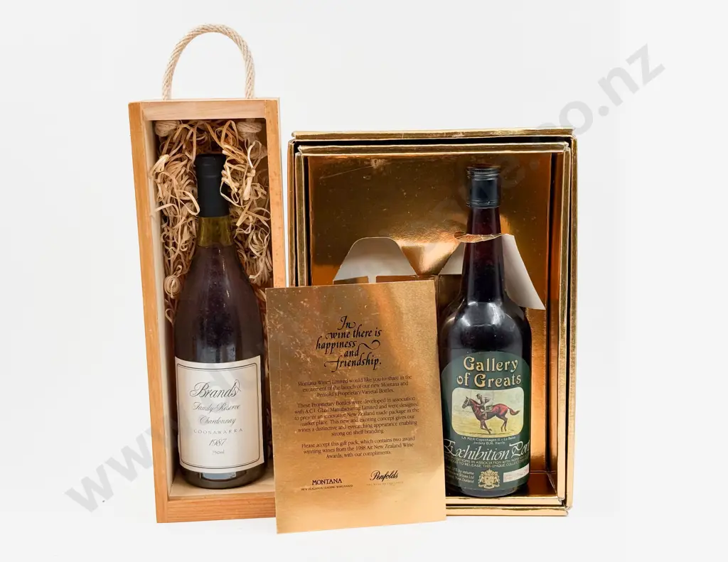 Brands Family Reserve Chardonnay In Presentation Box With Exhibition Port (faults) Image 1++