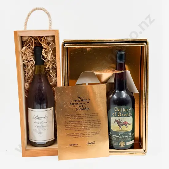 Brands Family Reserve Chardonnay In Presentation Box With Exhibition Port (faults)