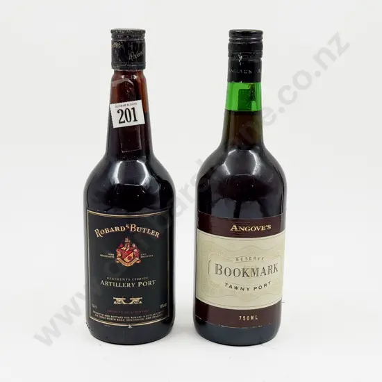 Two Bottles of Assorted Port
