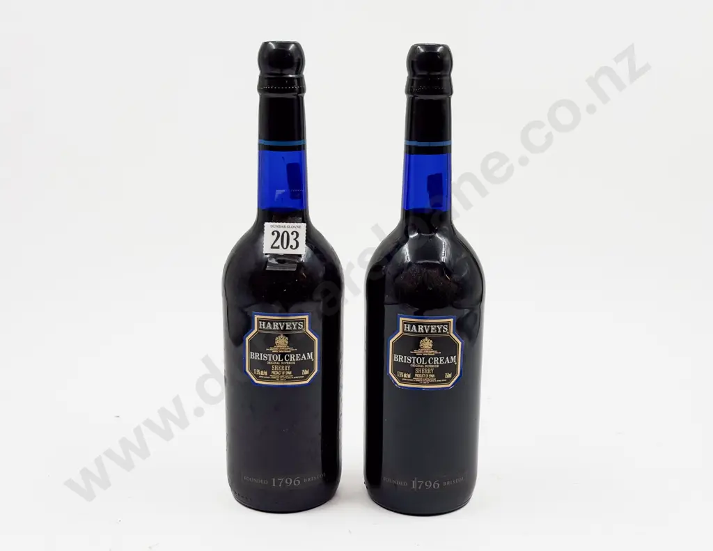Two Bottles of Harveys Bristol Cream Image 1++