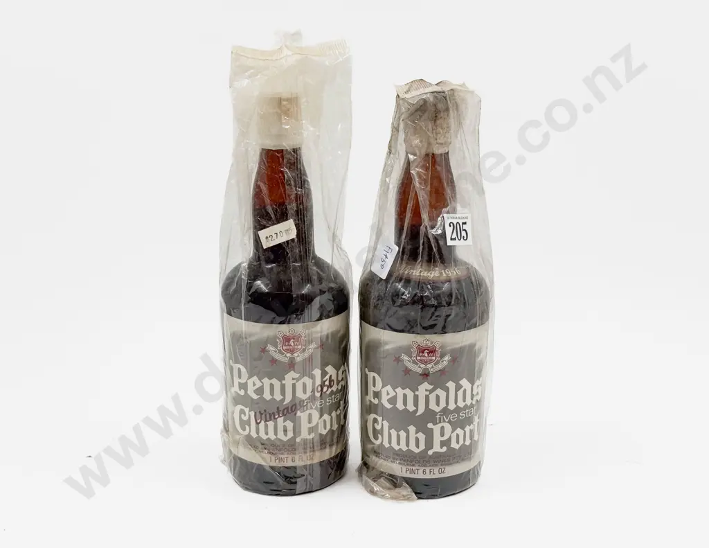 Two Bottles of Penfolds Five Star Club Port Image 1++