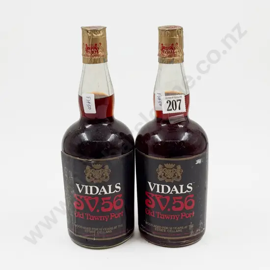 Two Bottles of Vidals Old Tawny Port