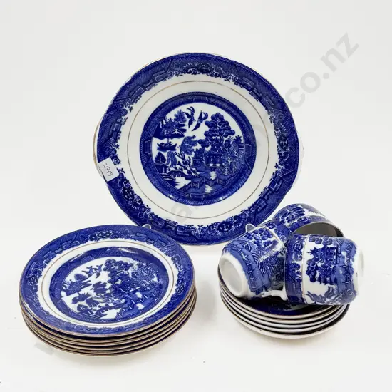 Qty of Assorted Blue and White China