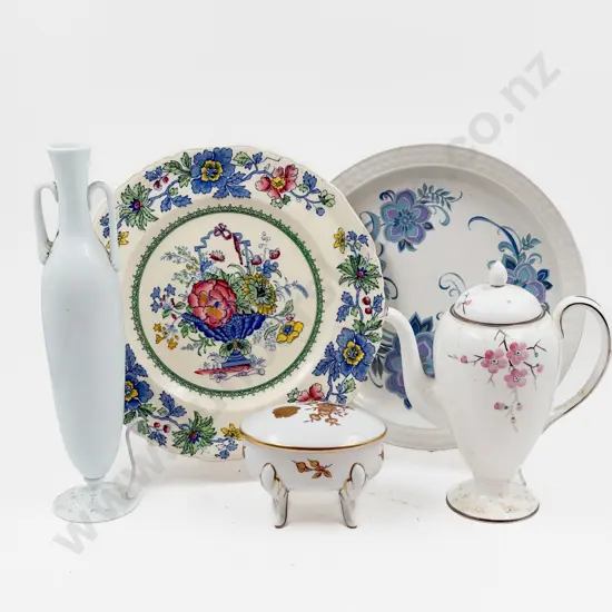 Mason's Plate and Assorted China