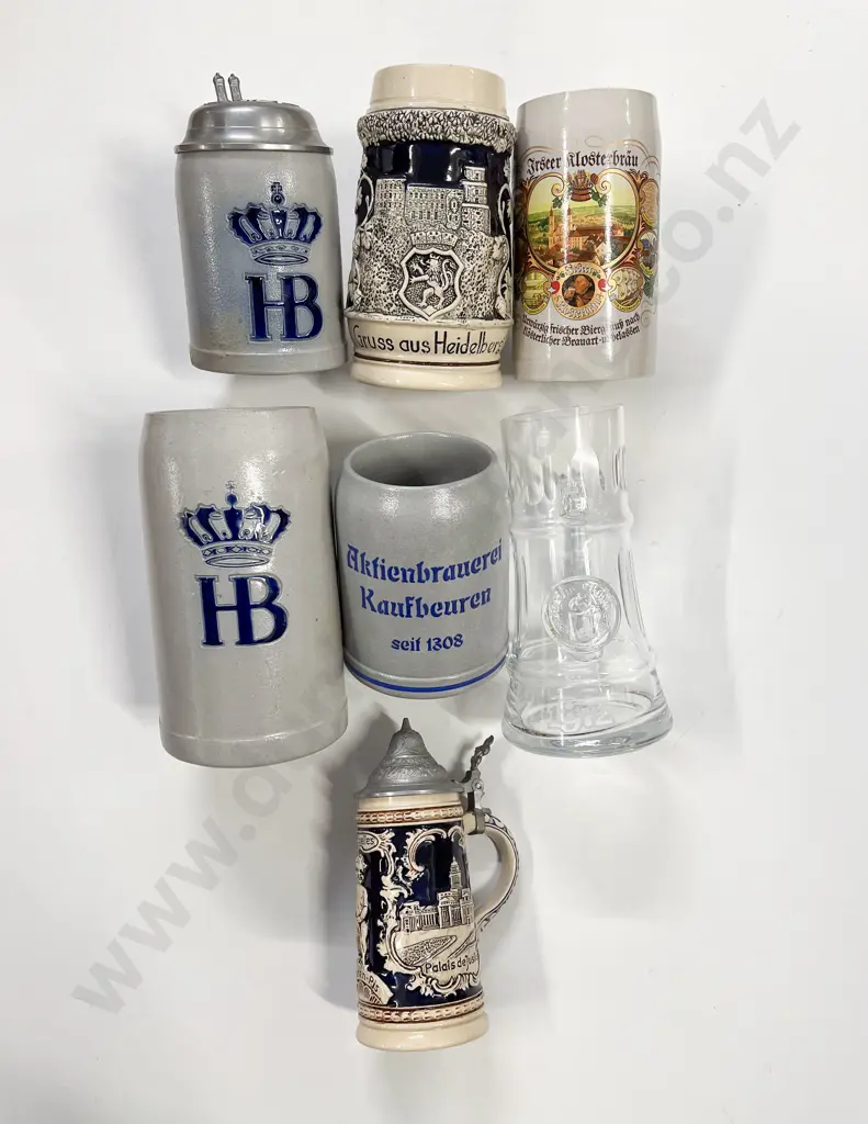 Qty of Assorted Tankards and Steins Image 1++