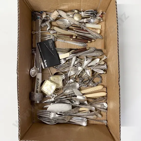 Box Quantity Assorted Cutlery Etc