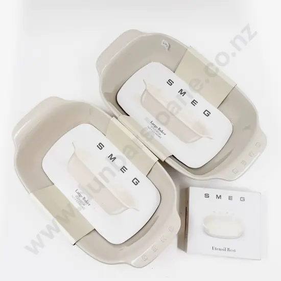 Pair of As New SMEG Baking Trays & Other