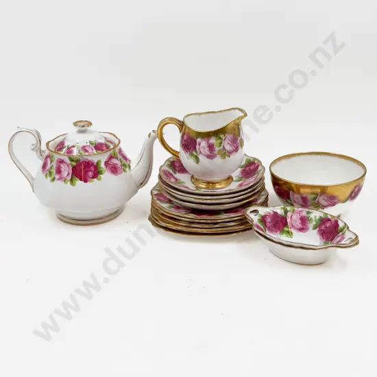 Royal Albert "Old English Rose" Teapot & Assorted China