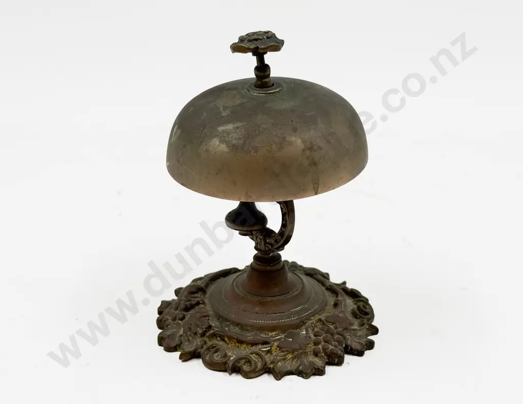 Vintage Brass Service Bell Image 1++