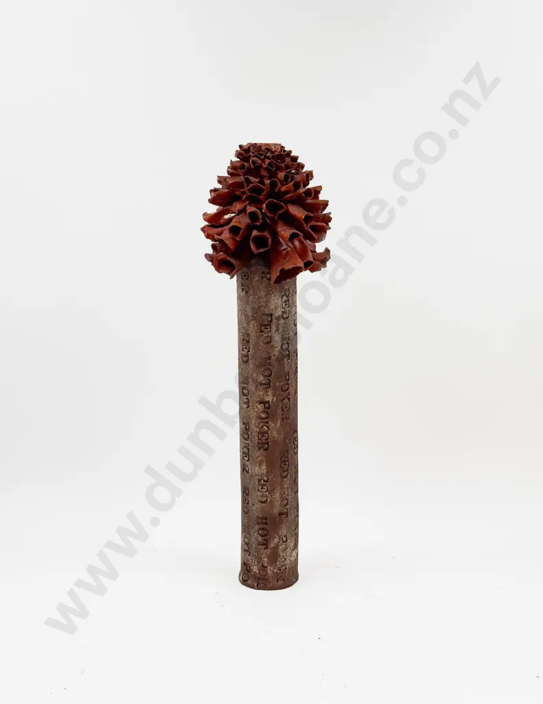 Sarah Meads "Red Hot Poker" Pottery Form Image 1++