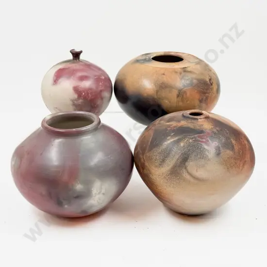 Four Assorted Pottery Vases