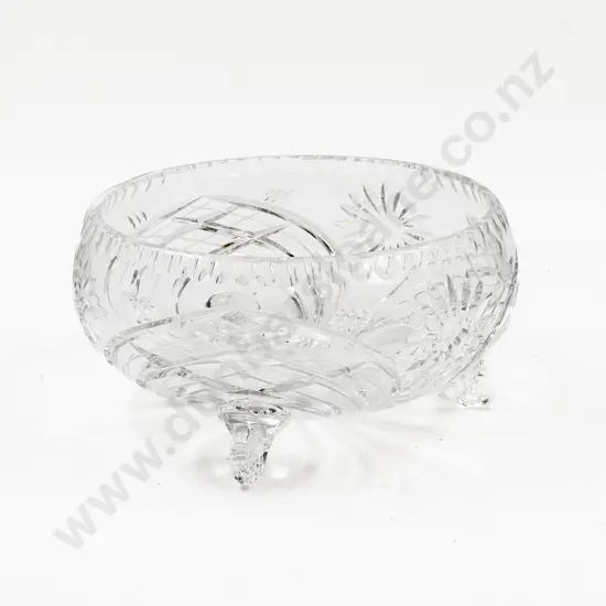 Crystal Footed Fruit Bowl