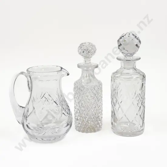 Crystal Decanter & Jug