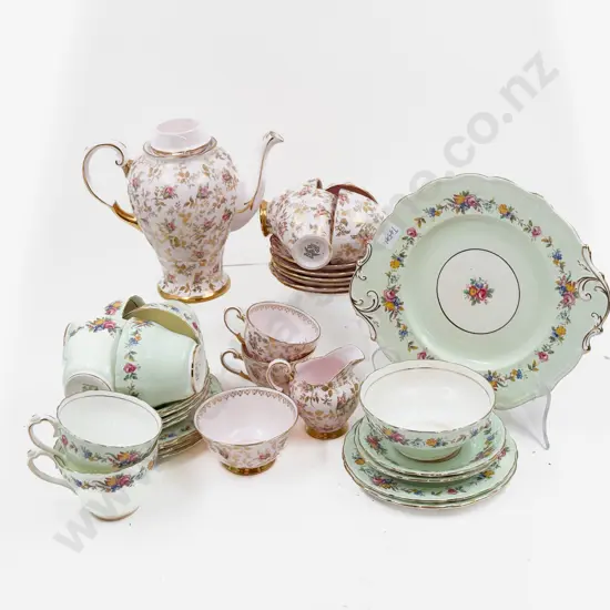 Two Fancy China Part Teasets