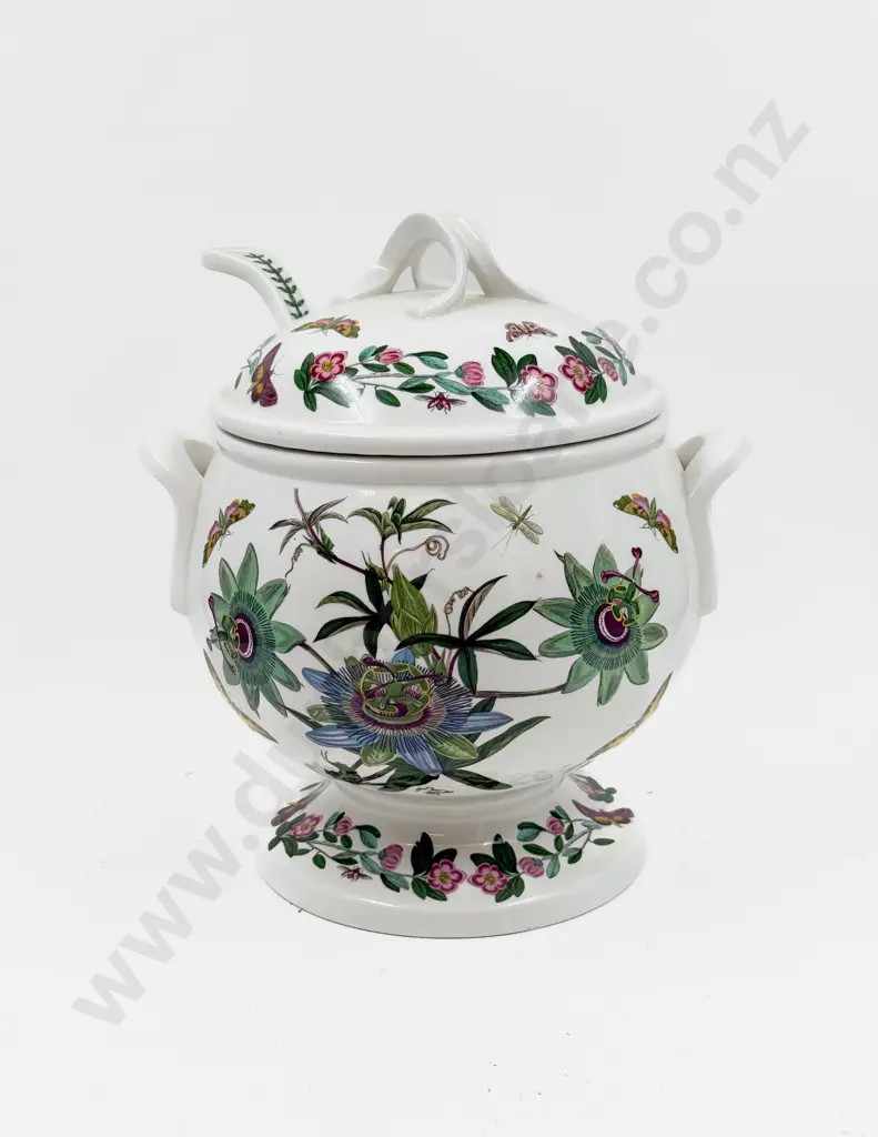Large Portmerion Tureen with Ladle Image 1++