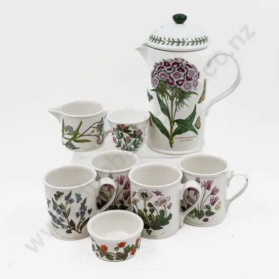 Portmerion Coffee Plunger & Assorted Portmerion